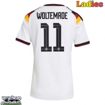 Germany Nick Woltemade #11 Replica Home Shirt Ladies World Cup 2026 Short Sleeve